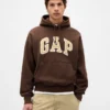 Sudadera con capucha oversize de felpa francesa extra gruesa para adulto con logotipo