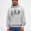 Sudadera con capucha oversize de felpa francesa extra gruesa para adulto con logotipo
