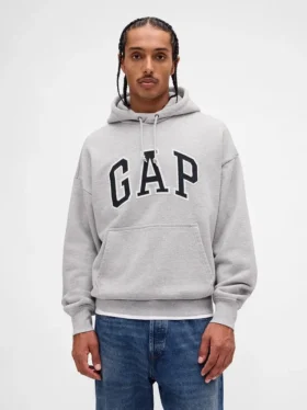 Sudadera con capucha oversize de felpa francesa extra gruesa para adulto con logotipo