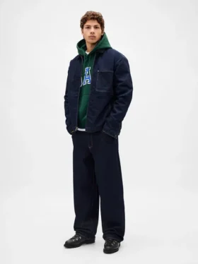 Sudadera con capucha oversize de felpa francesa extra gruesa para adulto con logotipo