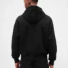 Sudadera con capucha oversize de felpa francesa extra gruesa para adulto con logotipo