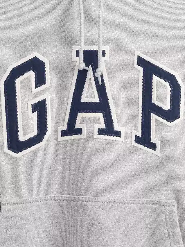 Sudadera con capucha oversize de felpa francesa extra gruesa para adulto con logotipo