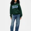 Sudadera con capucha oversize de felpa francesa extra gruesa para adulto con logotipo