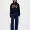 Sudadera con capucha oversize de felpa francesa extra gruesa para adulto con logotipo