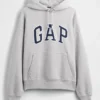 Sudadera con capucha oversize de felpa francesa extra gruesa para adulto con logotipo