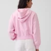 Sudadera con capucha oversize de felpa Vintagesoft con cremallera en cuña