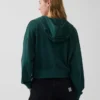 Sudadera con capucha oversize de felpa Vintagesoft con cremallera en cuña