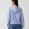Sudadera con capucha oversize de felpa Vintagesoft con cremallera en cuña