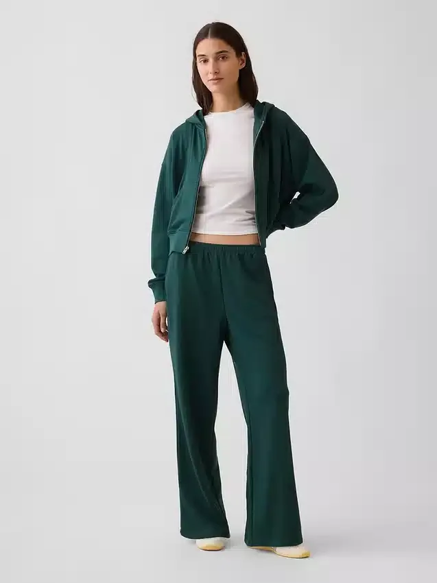 Pantalones de chándal holgados de felpa Vintagesoft de talle medio