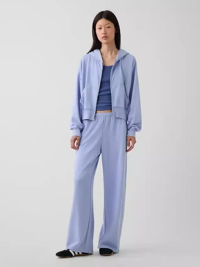 Pantalones de chándal holgados de felpa Vintagesoft de talle medio