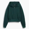 Sudadera con capucha oversize de felpa Vintagesoft con cremallera en cuña