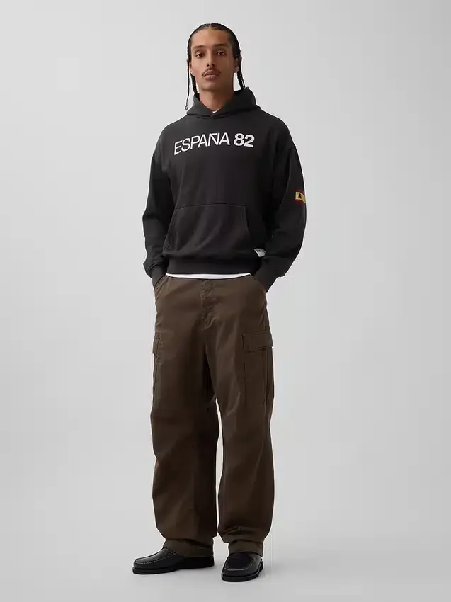 Sudadera con capucha oversize de felpa Vintagesoft de la Copa Mundial de la FIFA™