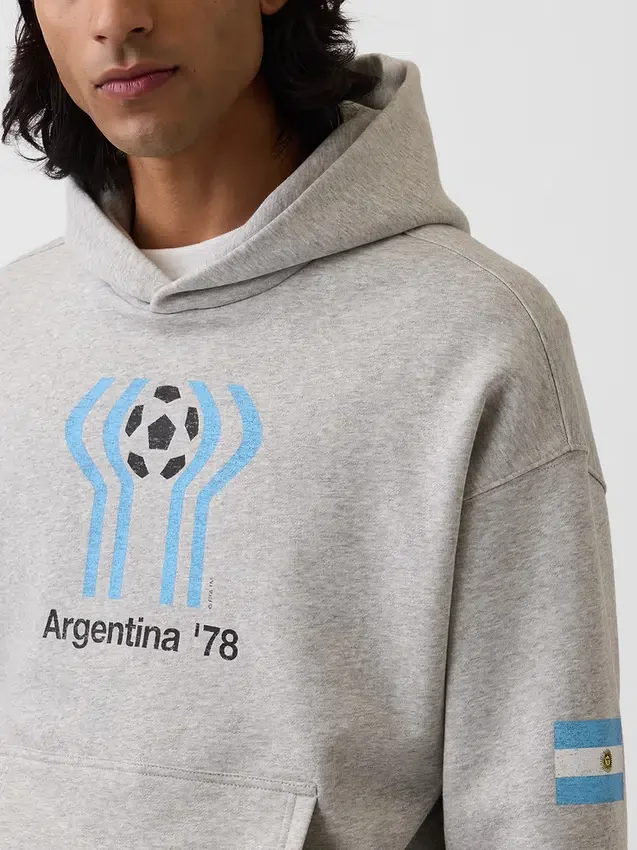 Sudadera con capucha oversize de felpa Vintagesoft de la Copa Mundial de la FIFA™