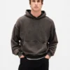 Sudadera con capucha oversize de peso grueso para adulto