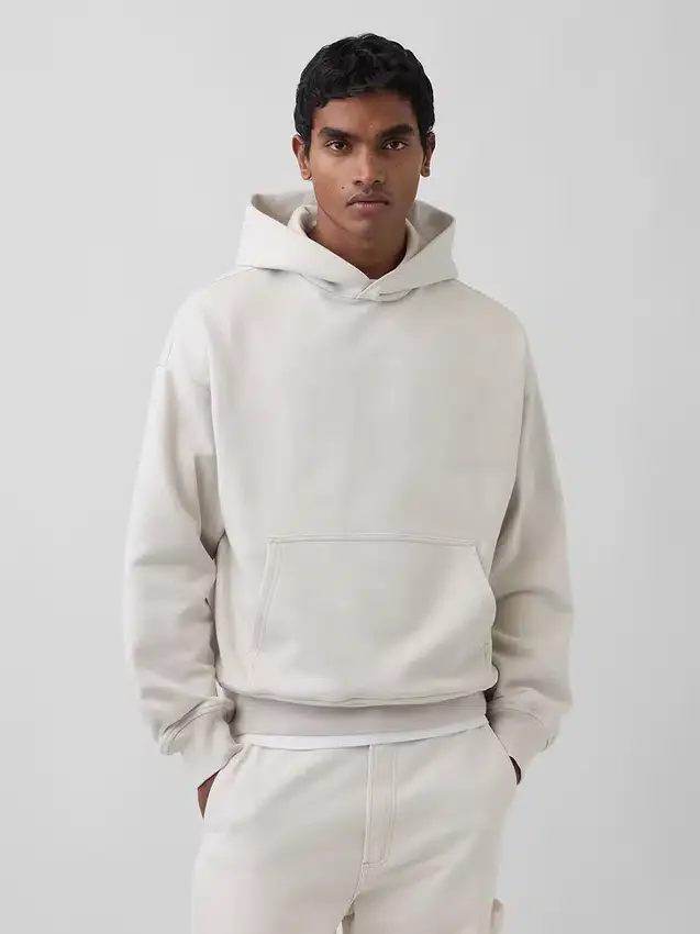 Sudadera con capucha oversize de peso grueso para adulto