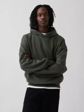 Sudadera con capucha oversize de peso grueso para adulto