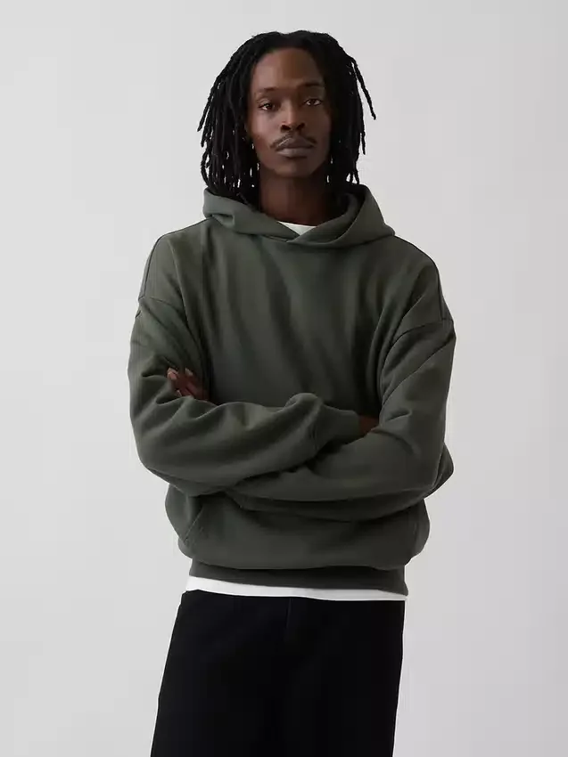 Sudadera con capucha oversize de peso grueso para adulto