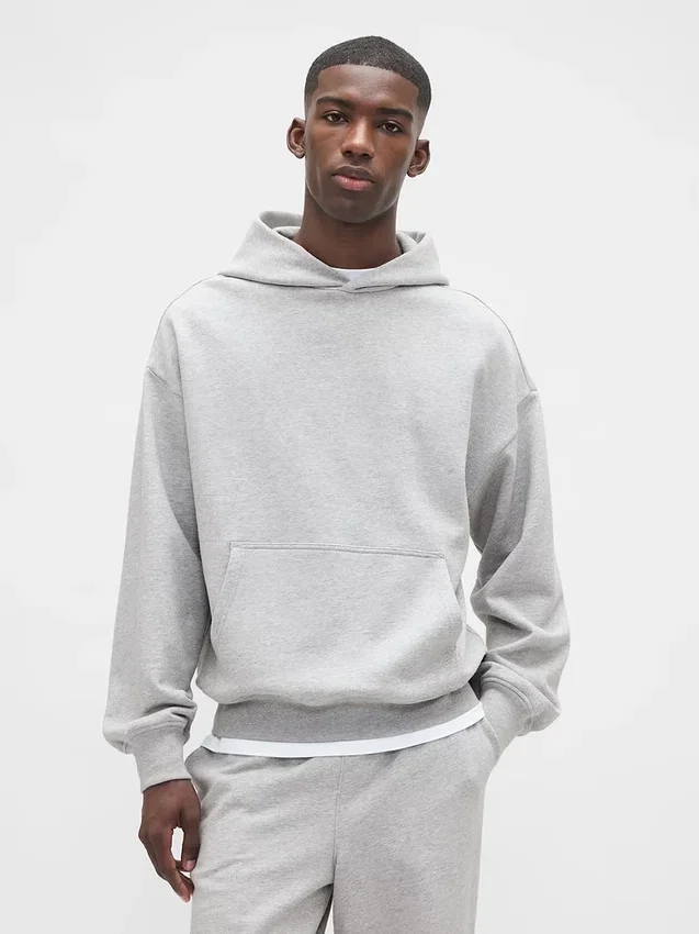 Sudadera con capucha oversize de peso grueso para adulto