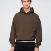Sudadera con capucha oversize de peso grueso para adulto