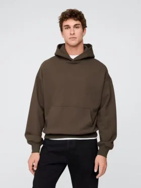 Sudadera con capucha oversize de peso grueso para adulto
