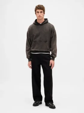 Sudadera con capucha oversize de peso grueso para adulto