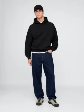 Sudadera con capucha oversize de peso grueso para adulto