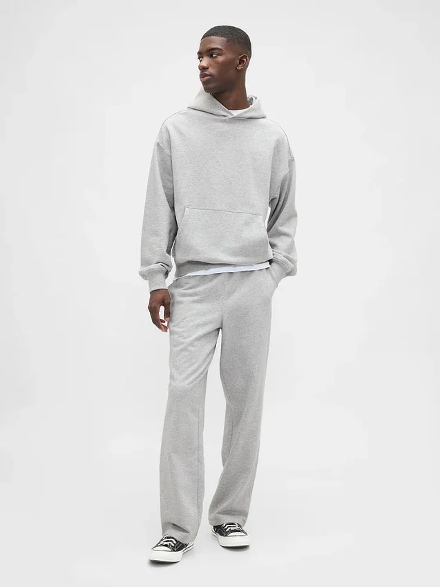 Sudadera con capucha oversize de peso grueso para adulto