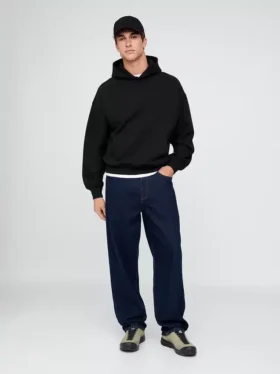 Sudadera con capucha oversize de peso grueso para adulto