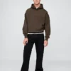 Sudadera con capucha oversize de peso grueso para adulto