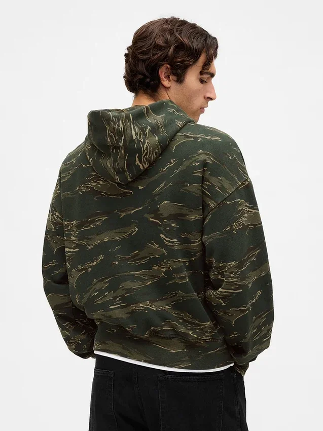Sudadera con capucha oversize de peso grueso para adulto