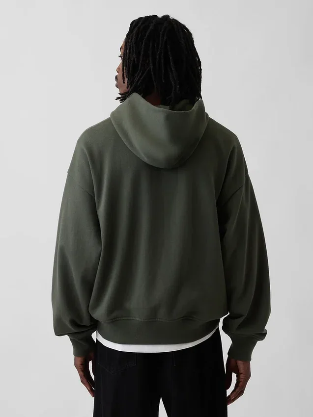 Sudadera con capucha oversize de peso grueso para adulto