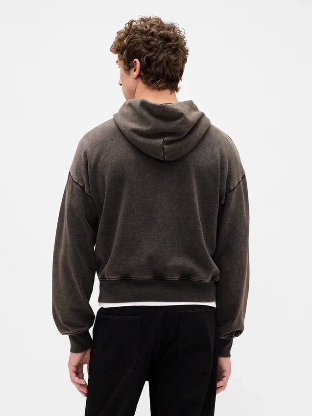 Sudadera con capucha oversize de peso grueso para adulto