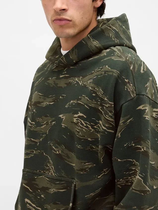 Sudadera con capucha oversize de peso grueso para adulto