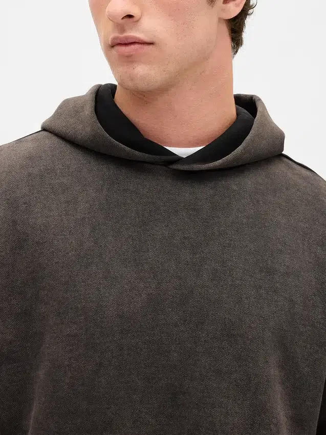 Sudadera con capucha oversize de peso grueso para adulto