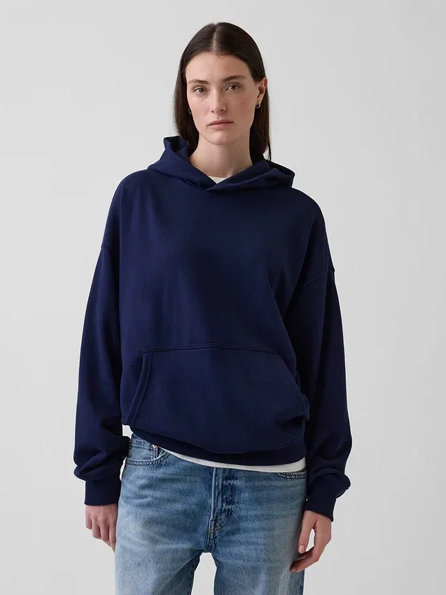 Sudadera con capucha oversize de peso grueso para adulto