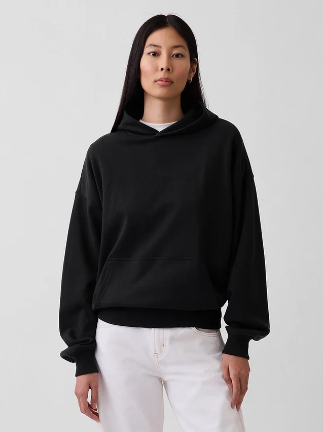 Sudadera con capucha oversize de peso grueso para adulto
