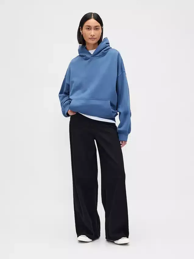 Sudadera con capucha oversize de peso grueso para adulto
