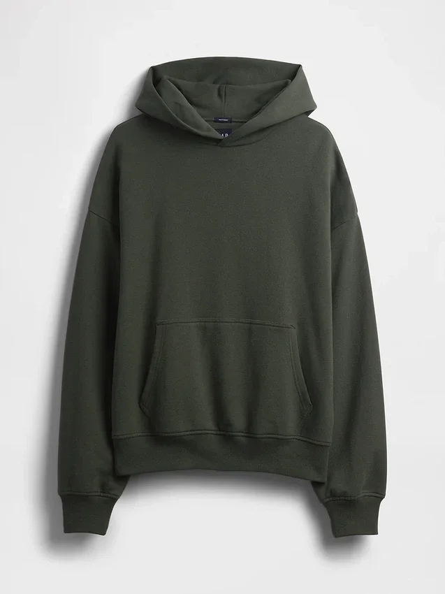 Sudadera con capucha oversize de peso grueso para adulto