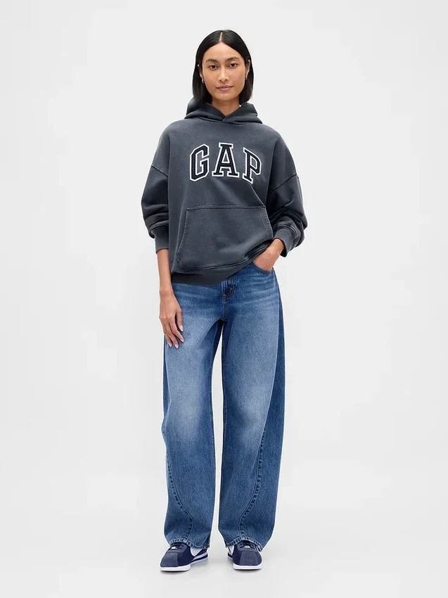 Sudadera con capucha oversize de peso grueso para adulto