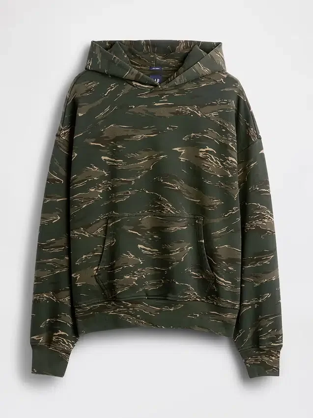 Sudadera con capucha oversize de peso grueso para adulto