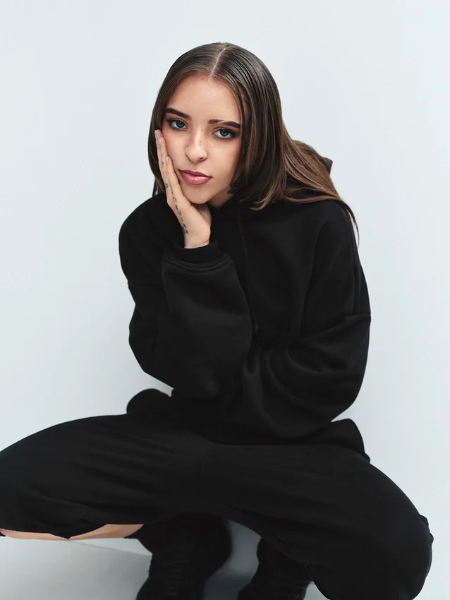 Sudadera con capucha oversize de peso grueso para adulto