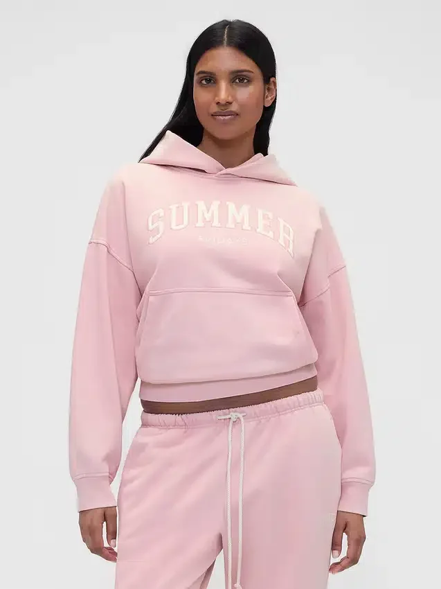 Sudadera con capucha oversize de tejido grueso y logotipo de GAP × Summer Fridays