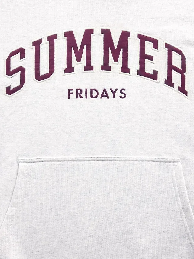 Sudadera con capucha oversize de tejido grueso y logotipo de GAP × Summer Fridays
