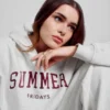 Sudadera con capucha oversize de tejido grueso y logotipo de GAP × Summer Fridays