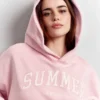 Sudadera con capucha oversize de tejido grueso y logotipo de GAP × Summer Fridays
