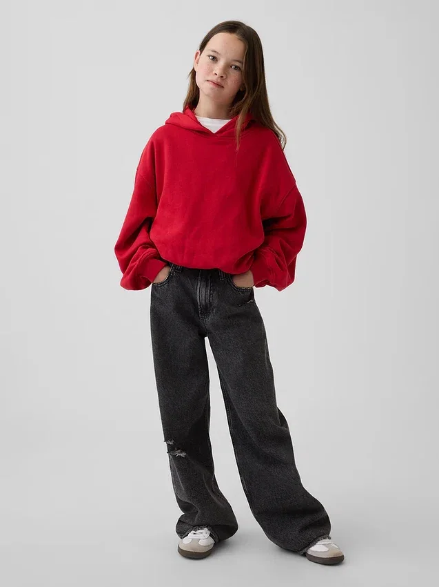 Sudadera con capucha oversize «Vintagesoft» para niños