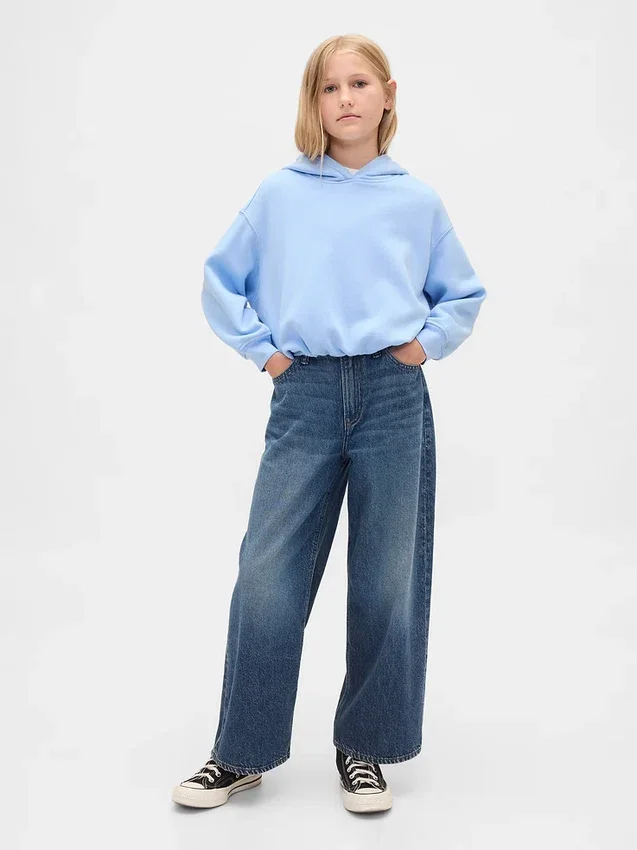 Sudadera con capucha oversize «Vintagesoft» para niños