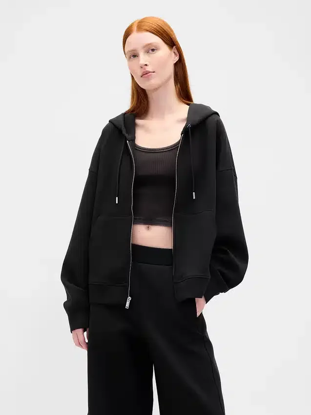 Sudadera con capucha oversize y cremallera GapFit