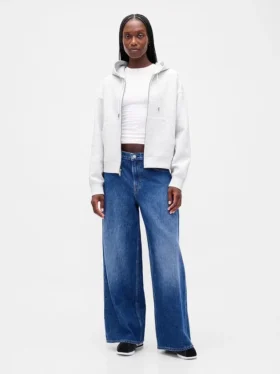 Sudadera con capucha oversize y cremallera GapFit