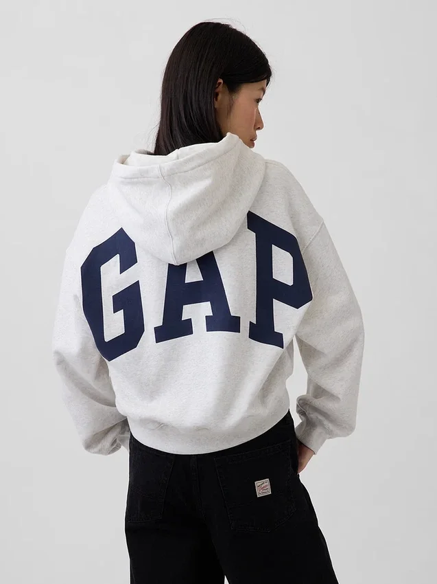 Sudadera con capucha oversize y logo Vintagesoft
